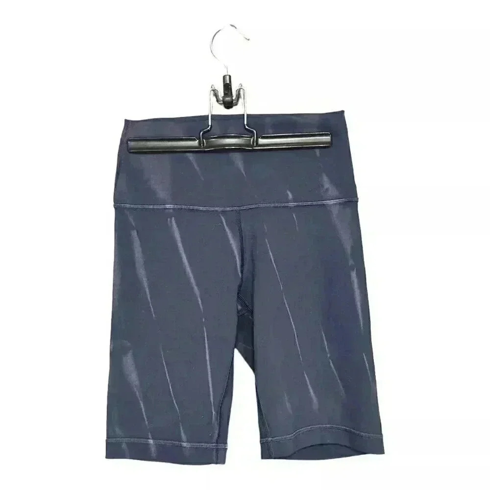 Lululemon Wunder Train High-Rise Short 8” - Sun Bleached Navy Biker - Size 4